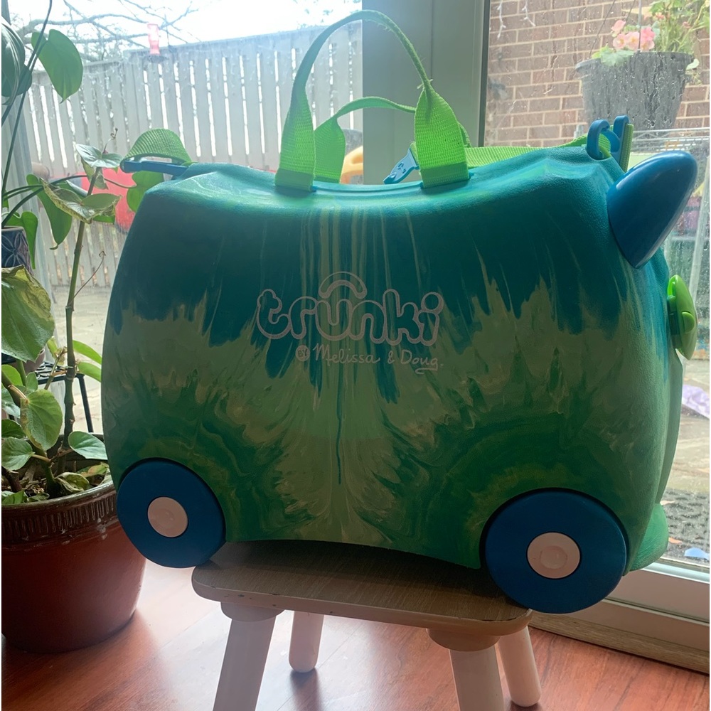SOLD Trunki by Melissa and Doug ride on rolling luggage